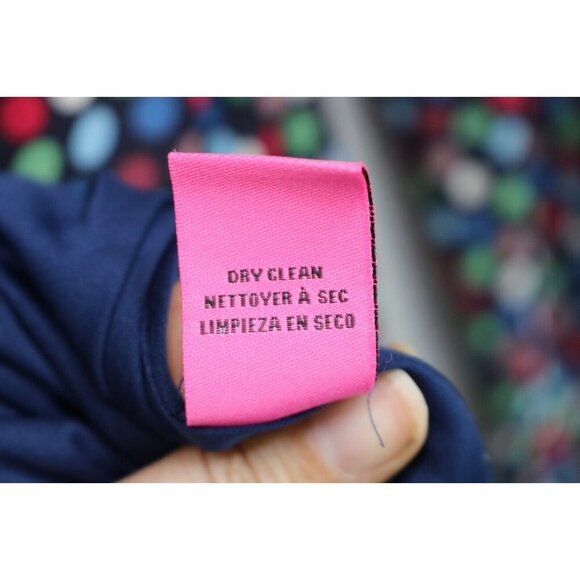 Betsy Johnson Polka Dot Long Sleeve Maxi Wrap Dress-Size 14-Fairy Grunge - Picture 3 of 14